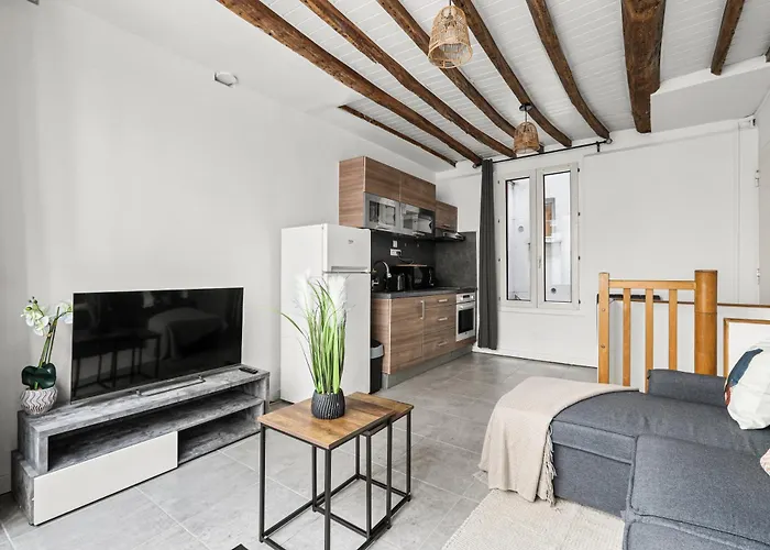 Apartment Parisian Nest I Stone Walls & Authentic Charm