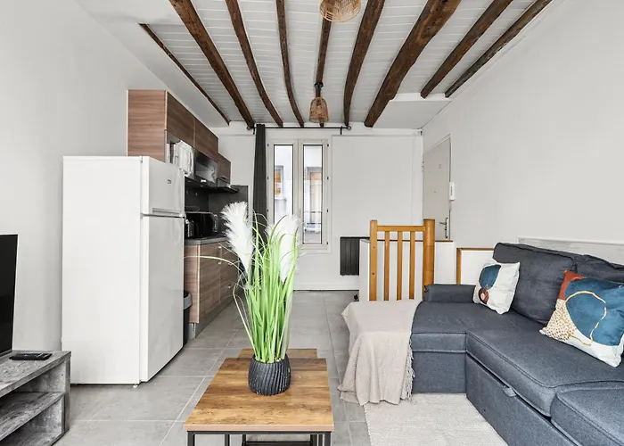 Apartment Parisian Nest I Stone Walls & Authentic Charm